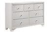 B4310 LYSSA WHITE, Chest, Dresser, Nightstand