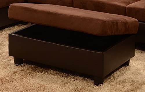 Sectional 3pcs with ottoman F107A