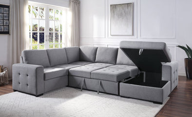 Storage Sleeper Sectional Sofa - 55545