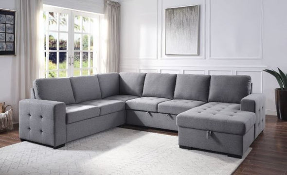 Storage Sleeper Sectional Sofa - 55545