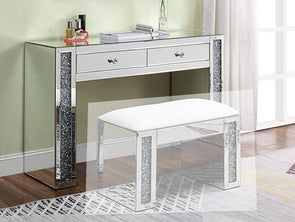 90465 Noralie Vanity Desk Mirrored