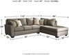 91202 Sectional Calicho By Ashley