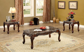 LECHESTER 3 PC. TABLE SET     |     CM4487-3PK BROWN