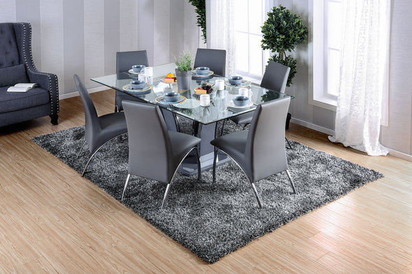 GLENVIEW I DINING TABLE, GRAY     |     CM8372GY-T