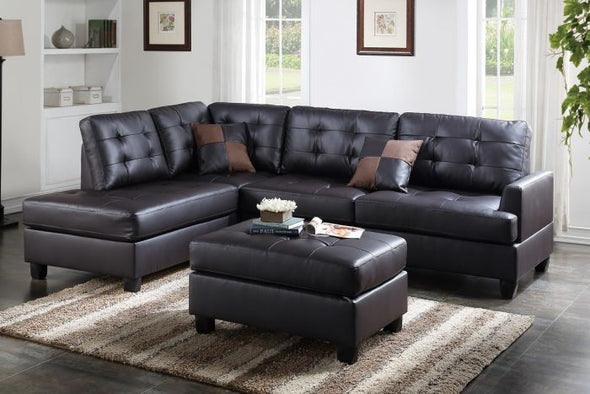 Espresso Sectional F6855