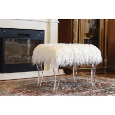 AC714 FUR BENCH White