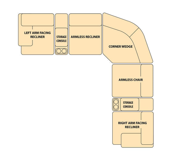 Irene Sectional     |     CM6585GY